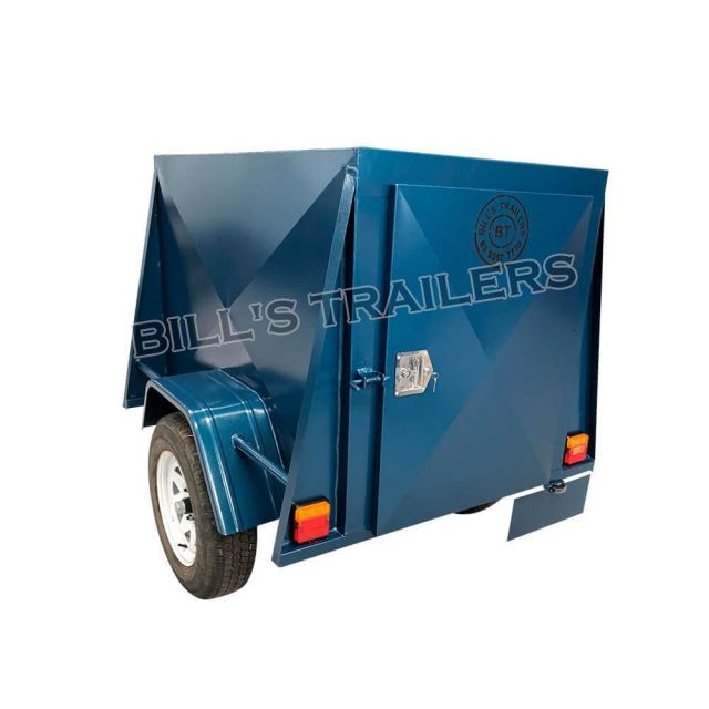 5x3 enclosed trailer with side and rear doors